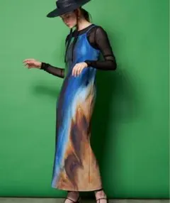 MAISON SPECIALコラボプリントキャミワンピース