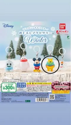 ディズニーキャラクター めじるしアクセサリー winter くまのプーさん