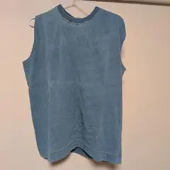 訳あり 未使用 ヤマダヤ福袋 Vin ノースリーブ デニム ブルー Mサイズ