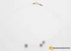 タサキ 3連パールワイヤーネックレスK18YG【美品】のサムネイル