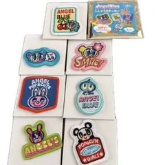 エンジェルブルー　刺繍ステッカー