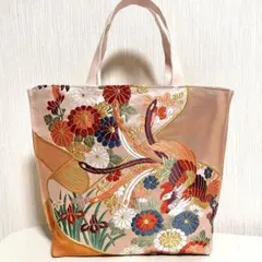 帯リメイク　ミニトートバッグ　296