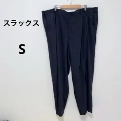 90s ヴィンテージ ツータックスラックス ネイビー グレー メンズ