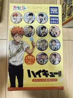 ハイキュー!! カラパレ より道 缶バッジ 2個 セット - メルカリ