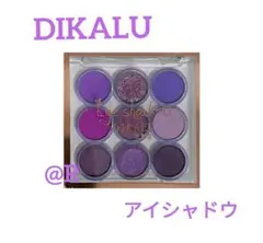 DIKALU パープル 9色 アイシャドウパレット ラメ　コスプレ　ダンス