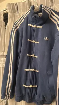 Adidas アディダス 中国限定 蛇年チャイナトラックジャケット ネイビーS