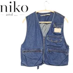 【専用】NIKO AND... デニムベスト インディゴブルーニコアンド
