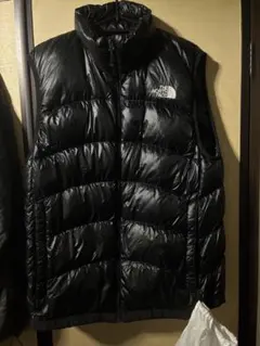 (袋付き)The North Face ダウンベスト ブラック