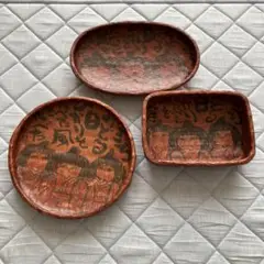 【茶道具】表完作　一閑朱 直日盆　菓子盆141 Yahoo!オークション - 塗師 川瀬表完作 朱一閑塗 直日盆 茶道具