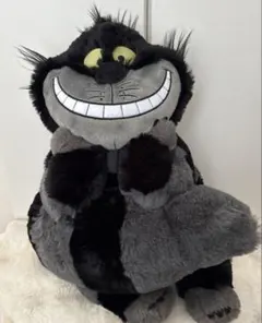 ディズニーストア チェシャ猫 ぬいぐるみ 蓄光 ブラック