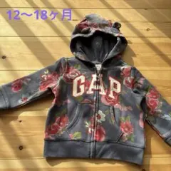 GAP フラワープリント トレーナー 12-18ヶ月