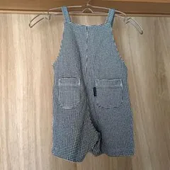 Comme Ca Du Mode チェック柄オーバーオール 90cm