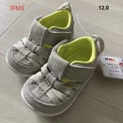 【新品】イフミー サンダル 12.0 ウォーターシューズ ベージュ 生成り 靴