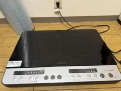 2口IHクッキングヒーター　IHK-W12P ブラック Amazon.co.jp: アイリスオーヤマ 2口 IHクッキングヒーター 工事