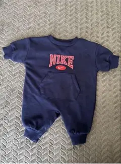 NIKE ベビー服 ベビーロンパース ネイビー ロンパース 50-56 cm