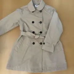 UNIQLO ベージュ トレンチコート 140