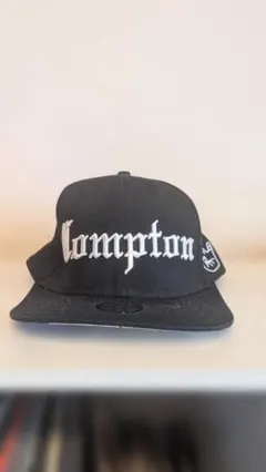 Compton ベースボールキャップ ブラック EASY−E コンプトン