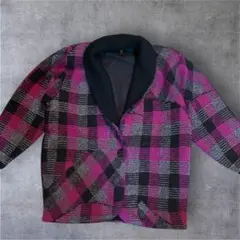 OO's vintage チェック柄ジャケット グランジy2k