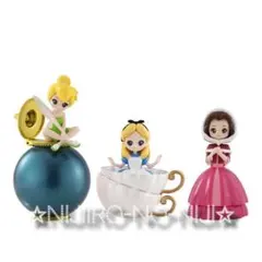 ガチャ ディズニープリンセス カプキャラ ヒロインドール アナザーカラー 全3種