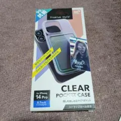 （新品未使用品）iPhone 14 Pro CLEAR POCKET CASE