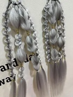 ヘアゴムエクステ♡初めての方にオススメ♡ダンス♡推し活♡キッズ♡ヘアアクセサリー