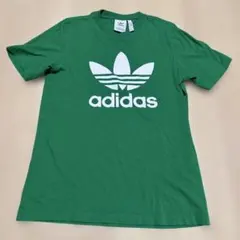 adidas アディダス トレフォイルTシャツ メンズXS グリーン