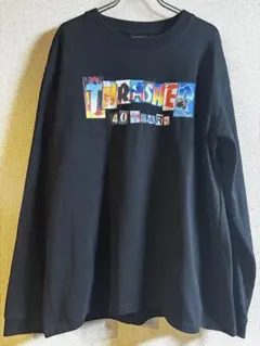 THRASHER 40 years 長袖カットソー ブラック　サイズＬ　完売品