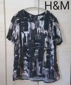 H&M トップス ブラシプリント レディース 美品