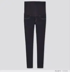 マタニティ ストレッチデニムパンツ ネイビー　ユニクロ　レディース　Mサイズ