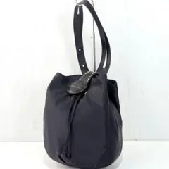 Felisi✨巾着 リュック ナイロン レザー イタリア製　軽量　ミニリュック Felisi✨巾着 リュック ナイロン レザー イタリア製 軽量 ミニリュック