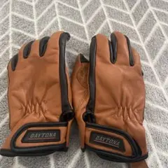DAYTONA レザーグローブ Mサイズ ブラウン