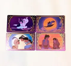 アラジン　ジャスミン　カードシール　ステッカー　ディズニーストア　プリンセス