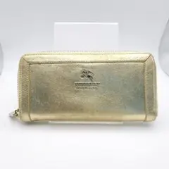バーバリーブルーレーベル　長財布　財布　ウォレット　ゴールドのサムネイル