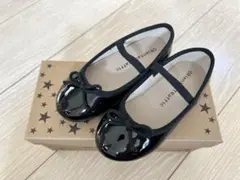 oriental traffic キッズバレエシューズ　黒15.0cm
