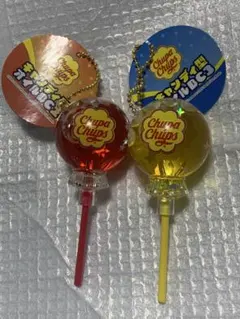 【2個セット】チュッパチャプス キャンディ型オイルBC2 BC3 赤 黄