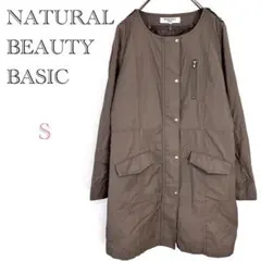 ▼ナチュラルビューティベージック【S】スプリングコート ハーフコート アウター