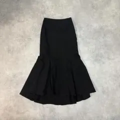 AZUL by moussy ハイウエストロングフレアマーメイドスカート