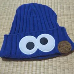 セサミストリート クッキーモンスター ニット帽