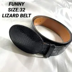 FUNNY ファニー　リザードベルト　ブラック　32サイズのサムネイル