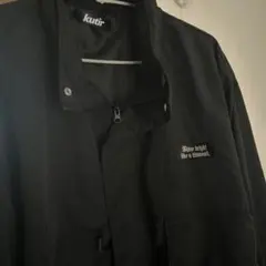 kutir ブラックナイロンジャケット