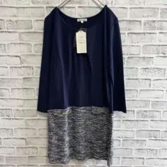未使用タグ付き✨ロペピクニック ネイビー　チュニック　ワンピース M