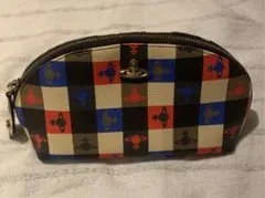 Vivienne Westwood チェック柄 ポーチ