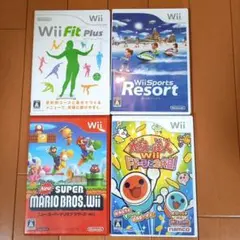 Wii ソフトまとめ売り　４本