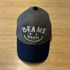 BEAMS mini 刺繍ロゴキャップ 53cm