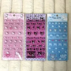 【正規品】サンリオ　タイルシール　クロミ　ハローキティ 3種セット
