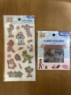 seria トイストーリー　○ふわふわシール　○フレークステッカー