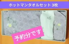 ホットマン タオルセット 3枚セット刺繍入り