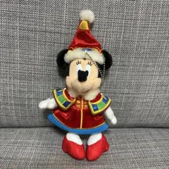 【ぬいぐるみバッジ】ミニー　ディズニー　クリスマス　2013