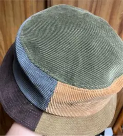 コーデュロイ  バケットハット