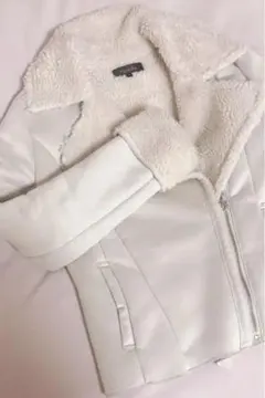 rienda Fムートンライダースコート